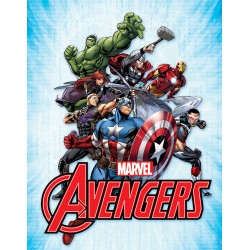 Plaque US - Marvel Avengers - 30x40cm