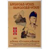 Aff. 57x82cm - Engagez-vous rengagez-vous dans les troupes d'occupation en Allemagne