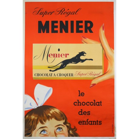 Aff. 64x97cm - Super Régal Ménier (Chocolat)