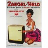 Aff. 59x79cm - Zaegel Held Premier poële à maouzt européen avec Thermostat