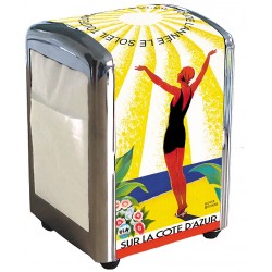 Distributeur de serviettes - Soleil toute l'année Côte d'Azur