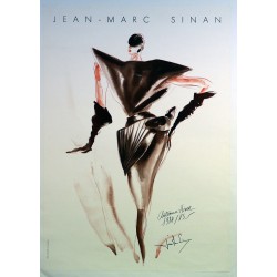 Aff. 50x71cm - Jean Marc Sinan Automne Hiver 1984 1985 (Mode)