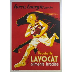 Aff. 67x92cm - Produits Lavocat Aliments irradiés