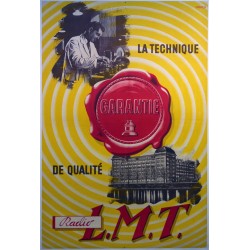 Aff. 79x118cm - Radio LMT La technique garantie de qualité