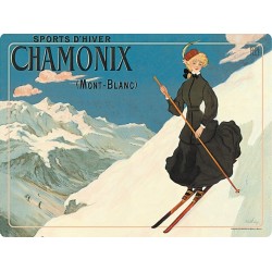 Set - La skieuse Chamonix