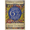 Aff. 75x108cm - Emprunt National 1920 Crédit Lyonnais