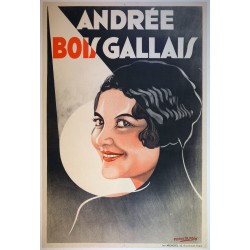 Aff. 78x117cm - Andrée Bois Gallais