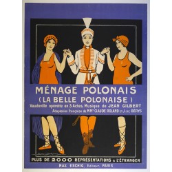 Aff. 59x79cm - Ménage Polonais (La Belle Polonaise)