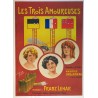 Aff. 60x84cm - Les trois amoureuses