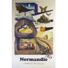 Aff. 62x97cm - Chemins de fer français Normandie