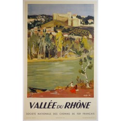 Aff. 63x100cm - SNCF Vallée du Rhône
