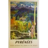 Aff. 62x98,5cm - SNCF Pyrénées Paysage