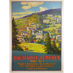 Aff. 74,5x103,5cm - Hauteville-Lompnès