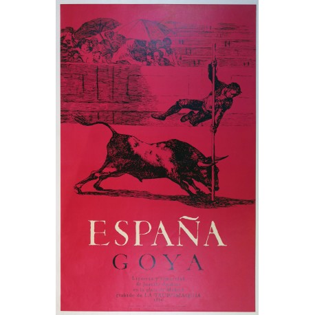 Aff. 60x94cm - Espagne Goya La Tauromaquia