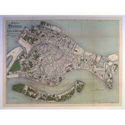 Aff. 72x54cm - Italie Pianta di Venezia (Plan de Venise)