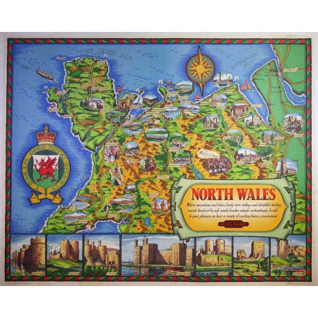 Aff. 99x124cm - North Wales British Railways