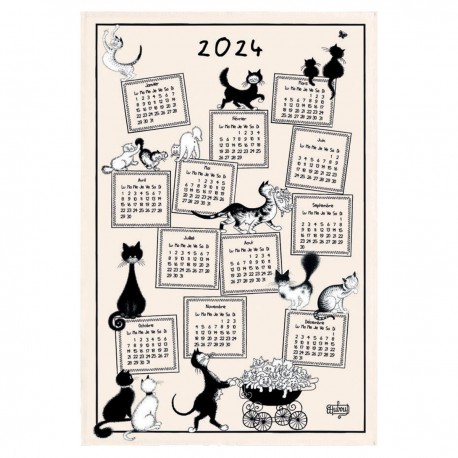 Torchon - Dubout Calendrier 2024