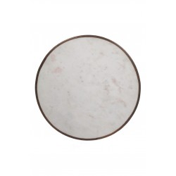 Table de Bistrot 71cm - Marbre Blanc