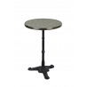 Table de Bistrot 61cm - Granit Gris/Rose