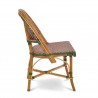 Chaise en Rotin - Valence Losanges Vert/Rose