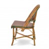 Chaise en Rotin - Valence Losanges Vert/Rose
