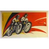 Aff. 80x45cm - Deux motards