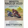 Aff. 50x75cm - Revetts Race of Aces Snetterton