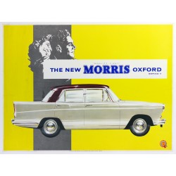 Aff. 87x62cm - The new Morris Oxford British Serie V British Motors