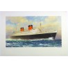 Aff. 73x49cm - Queen Elizabeth Cunard Line