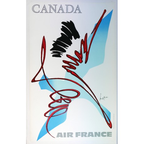 Aff. 60x98cm - Air France Canada
