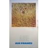 Aff. 60x100cm - Air France Asie dédicassée par l'auteur