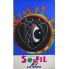 Aff. 60x100cm - Air France Plus vite que le soleil (sur carton)
