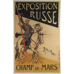 Aff. 85x133cm - Exposition Russe Champ de Mars
