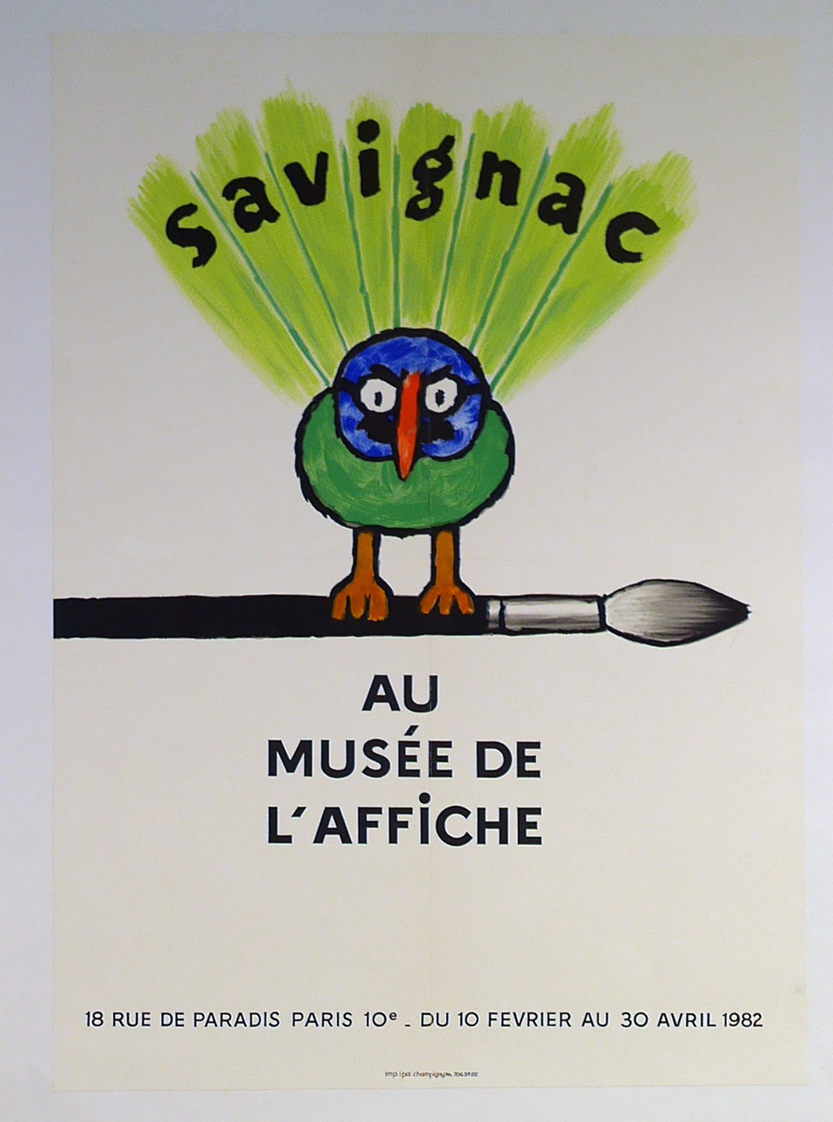 Aff. 45x63cm - Savignac au Musée de l'Affiche - Savignac