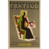 Aff. 38x60cm - Exposition Textile Internationale Lille 1951