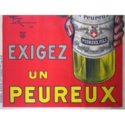 Aff. 153x232cm - Alcool le Peureux (en deux affiches)