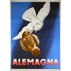 Aff. 97x140cm - Alemagna (2 oiseaux)