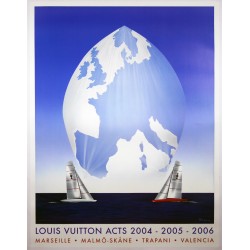Aff. 106x137cm - Louis Vuitton Acts 2004 2005 2006