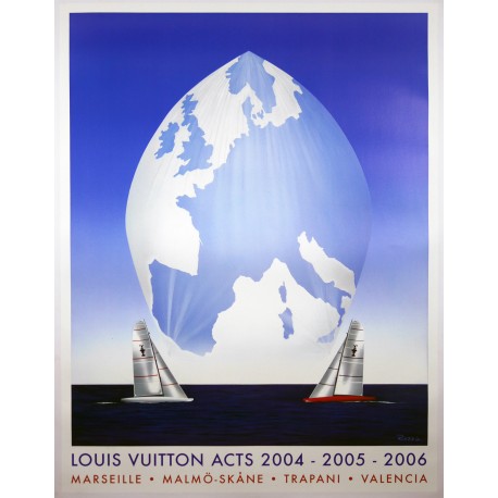 Aff. 106x137cm - Louis Vuitton Acts 2004 2005 2006