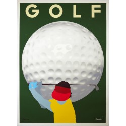 Aff. 111x152cm - Golf (signée par l'auteur)