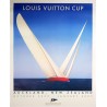 Aff. 123x153cm - Louis Vuitton Cup Auckland 2002 2003 (signée par l'auteur)