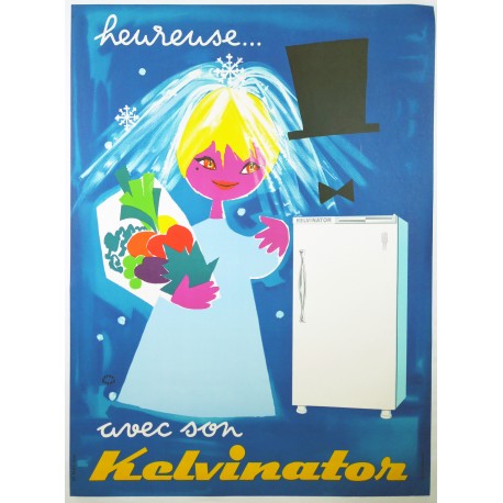 Aff. 113x155cm - Kelvinator