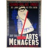 Aff. 118x158cm - 13eme Salon des Arts Ménagers 1936