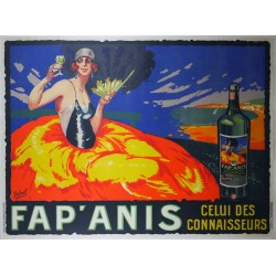 Aff. 155x114cm - Fap'Anis Celui des Connaisseurs