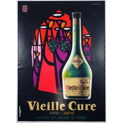 Aff. 112x156cm - Vieille Cure Verte et Jaune