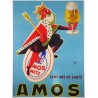 Aff. 113x154cm - Bière Amos Roi