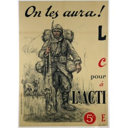 Aff. 99x139cm - On les aura (Demi-Affiche)