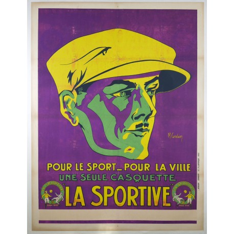 Aff. 120x160cm - Casquette La Sportive