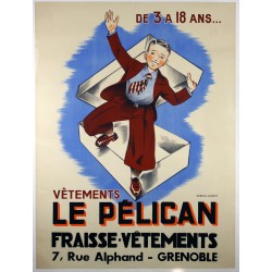 Aff. 119x159cm - Vêtements Le Pélican de 3 à 18 ans