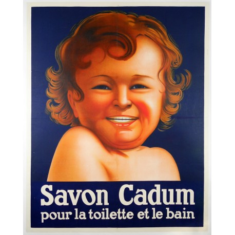 Aff. 117x147cm - Savon Cadum (Bébé)